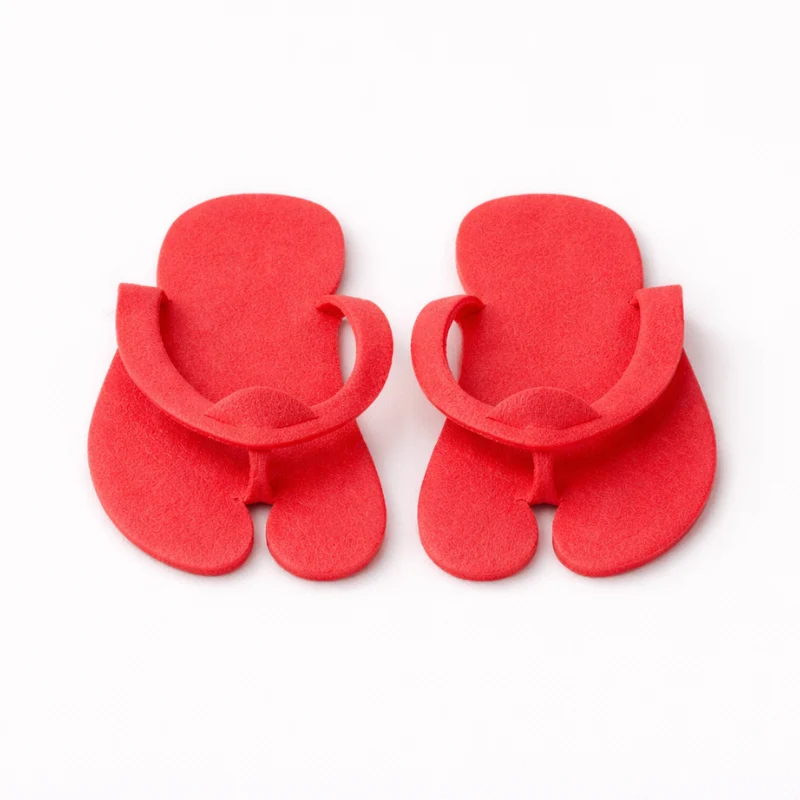 PW Disposable Slippers, Foam, 10-pack, Pink