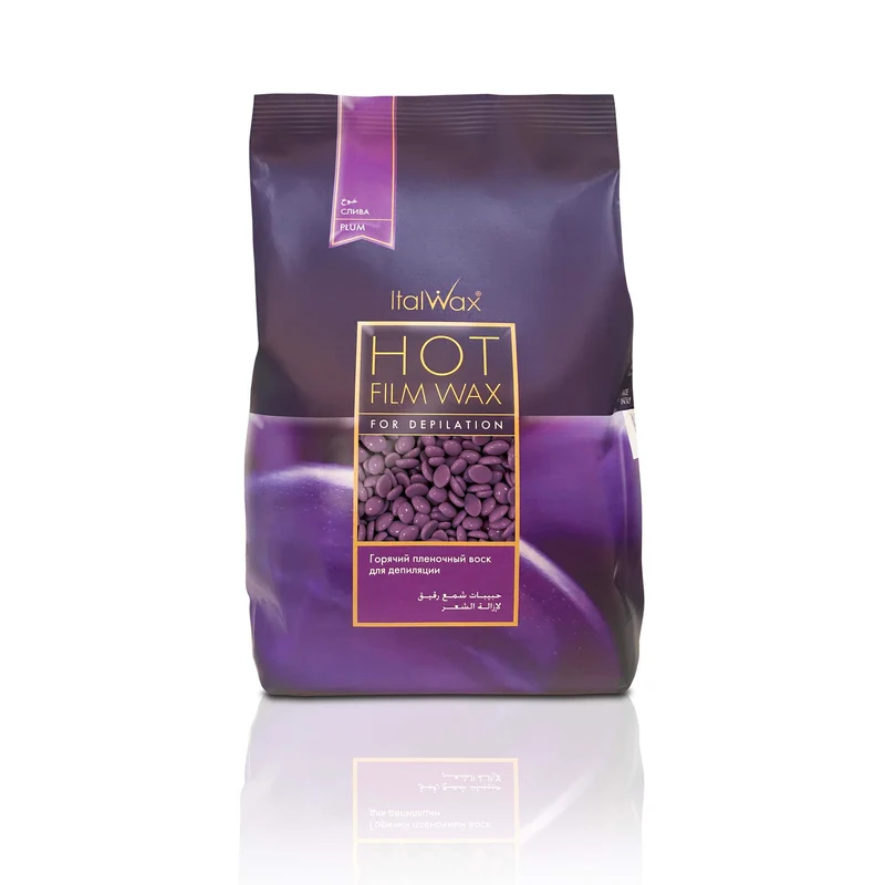 ItalWax HOT Film WAX Hot Film Wax - PLUM 1 kg
