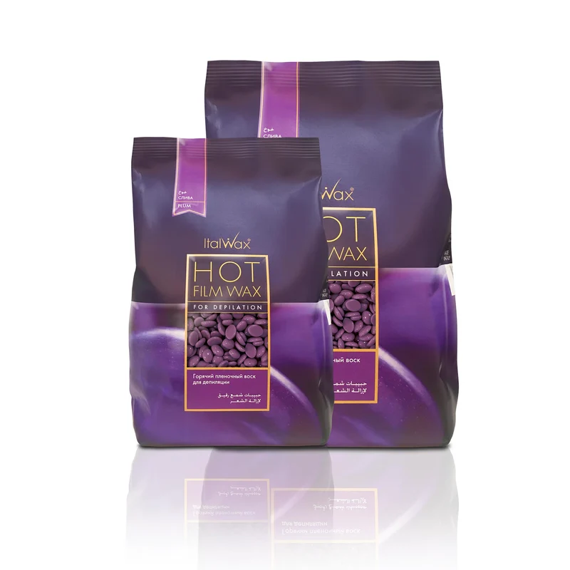 ItalWax HOT Film WAX Hot Film Wax - PLUM 1 kg