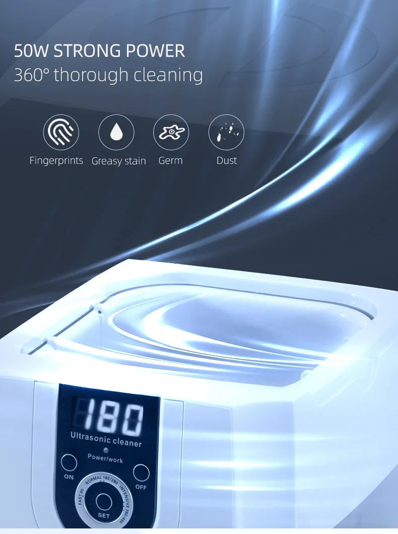 Codyson CD-4800 Ultrasonic Cleaner, 1.4 L
