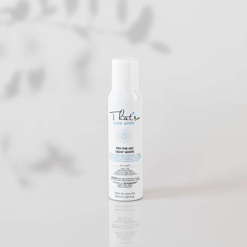 THAT'SO On The Go Instant Mattifying Spray - LIGHT WHITE, 150 ml
