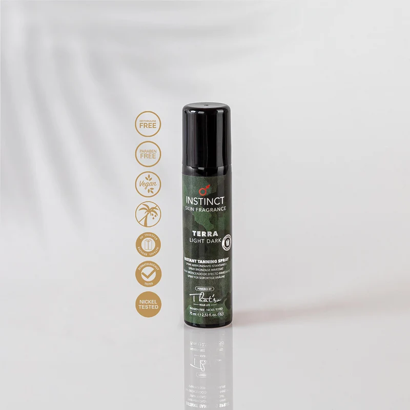 THAT'SO Man Instinct Terra Self-Tanning Spray for Men – EXTRA DARK, 75 ml