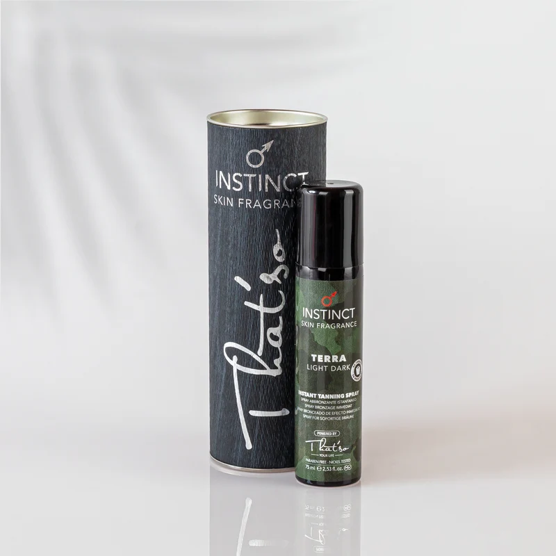 THAT'SO Man Instinct Terra Self-Tanning Spray for Men – LIGHT DARK, 75 ml