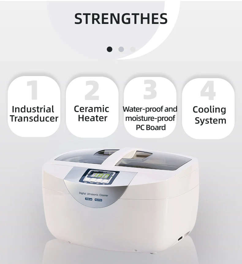 Codyson CD-4820 2.5L Ultrasonic Bath with Heating Function