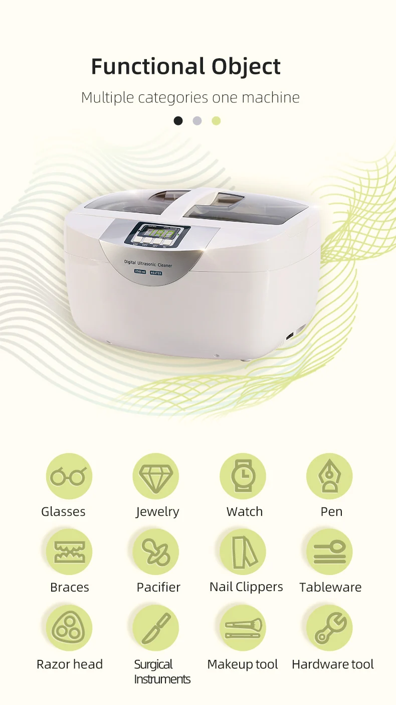 Codyson CD-4820 2.5L Ultrasonic Bath with Heating Function