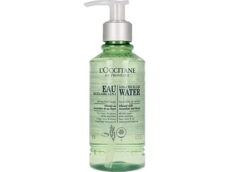 L´occitane Eau Micellaire 3-En-1 Démaquillant Visage 200ml