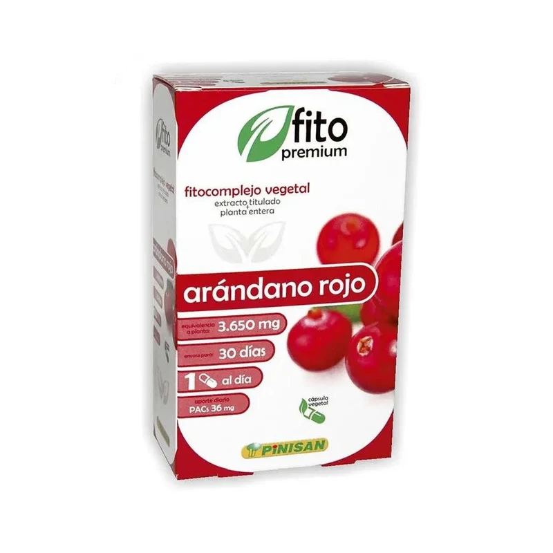 Pinisan Fitopremium Arandano Rojo 30 Caps