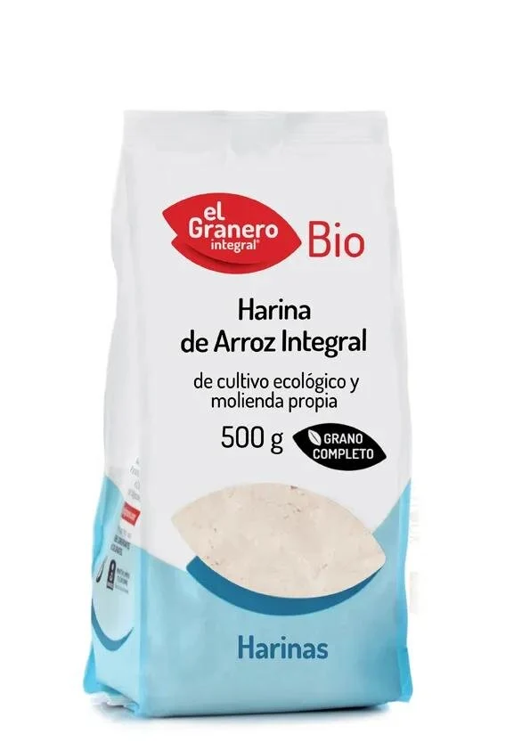 Granero Harina De Arroz Integral Bio 500 Gramos