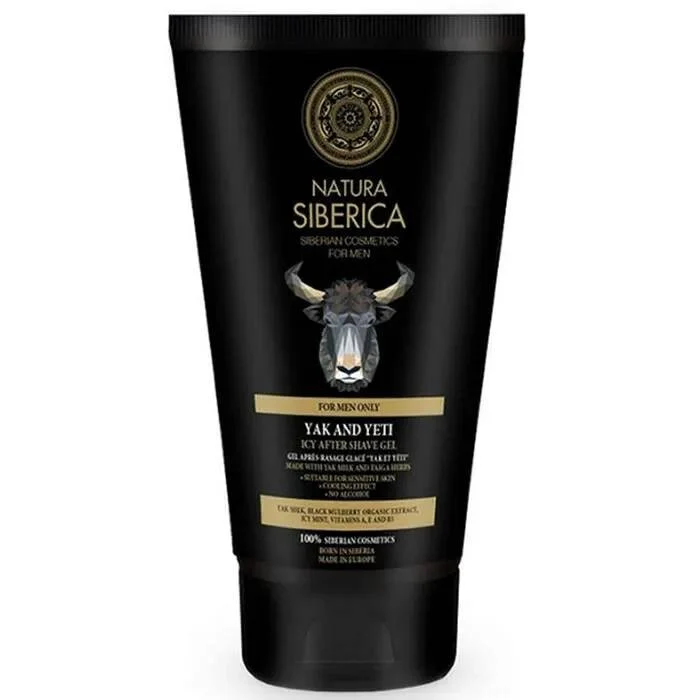 Natura Siberica Yak y Yeti Gel Glacial Para Despues Del Afeitado 150ml