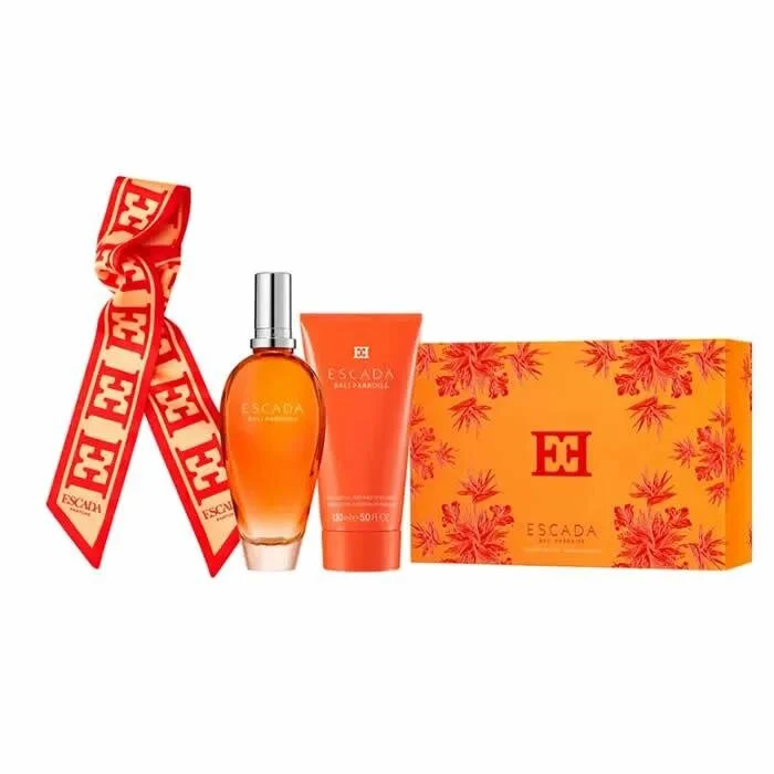 Escada Bali Paradise Eau De Toilette Spray 100ml Set 3 Piezas