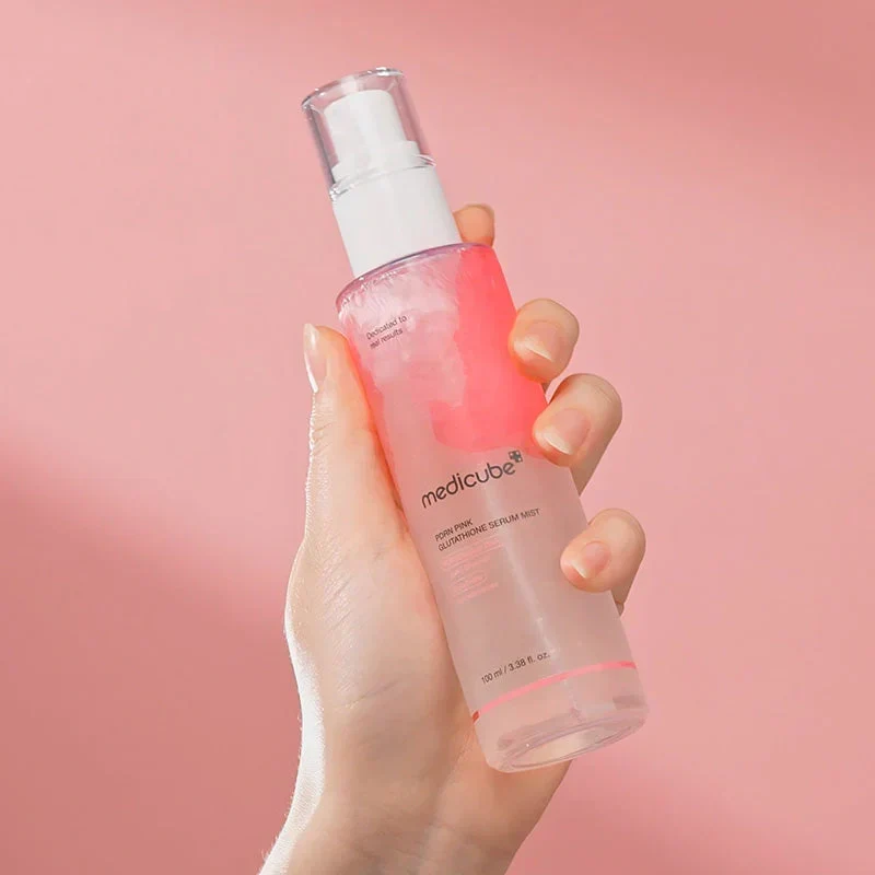 Medicube – PDRN Pink Glutathione Serum Mist | Bruma Iluminadora & Reparadora · Antioxidante 100ml