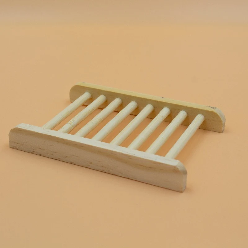 Jabonera de bambú rectangular