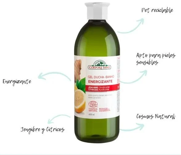 Corpore Gel De Baño Energizante 600ml