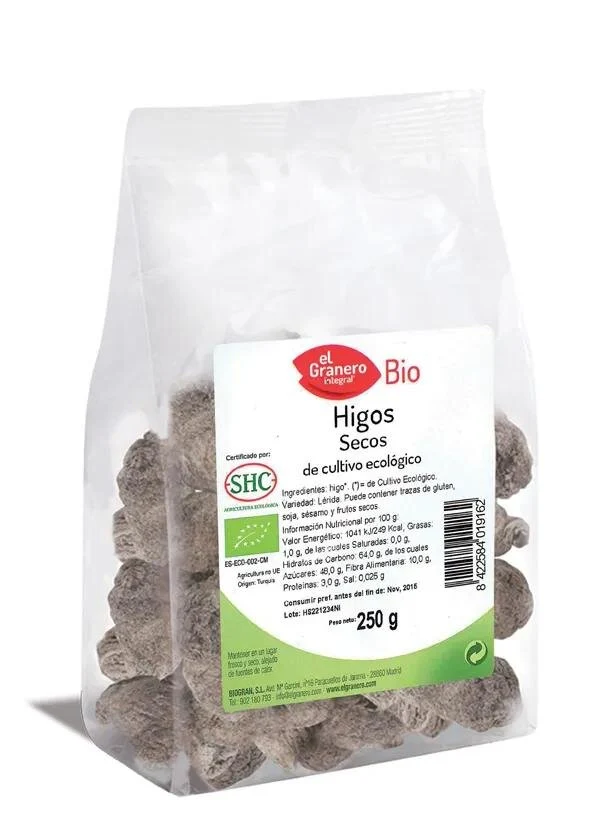 Granero Higos Secos Bio 250g