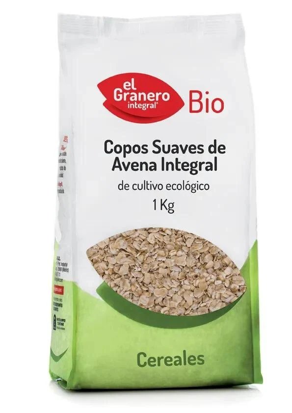 Granero Copos Avena Suaves Integral Bio 1 Kg