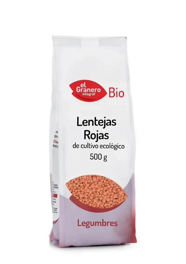 Granero Lentejas Rojas Bio 500g