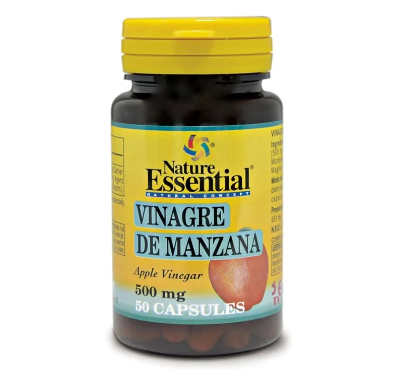 Nature Ess Vinagre De Manzana 500 Mg 50 Caps