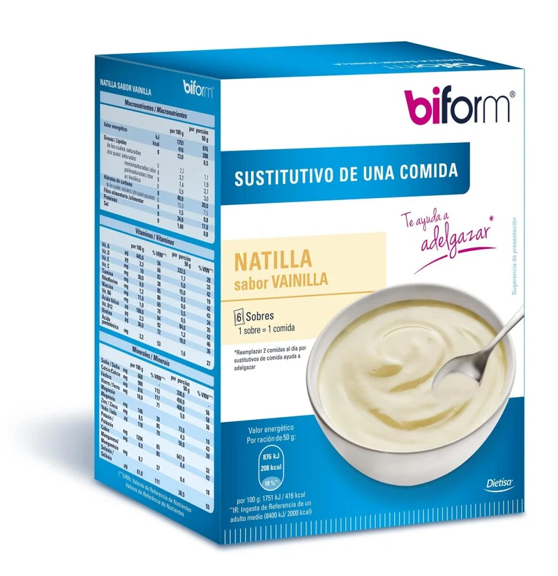 Biform Crema Vainilla 6 Sobres