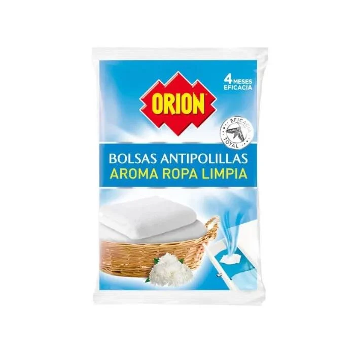 Orion Bolsas Antipolillas Aroma Ropa Limpia 20 Unidades