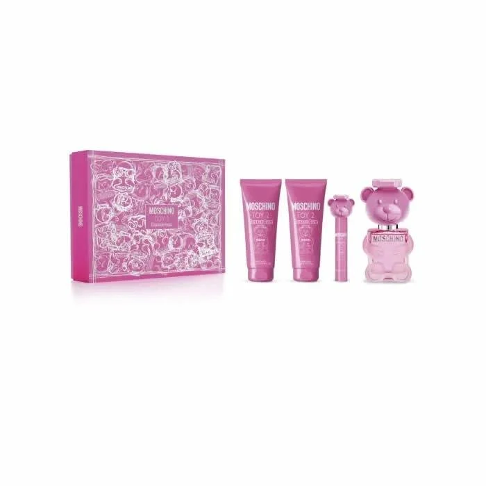 Moschino Toy 2 Bubble Gum Eau de Toilette Spray 100ml Set 4 Piezas