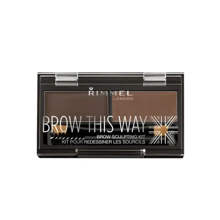 Rimmel Kit Sourcils Brow this way 003 Dark Brown
