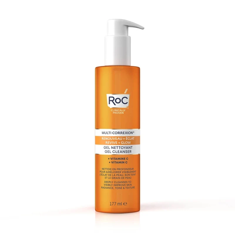 Roc Revive + glow Gel limpiador 177 ml