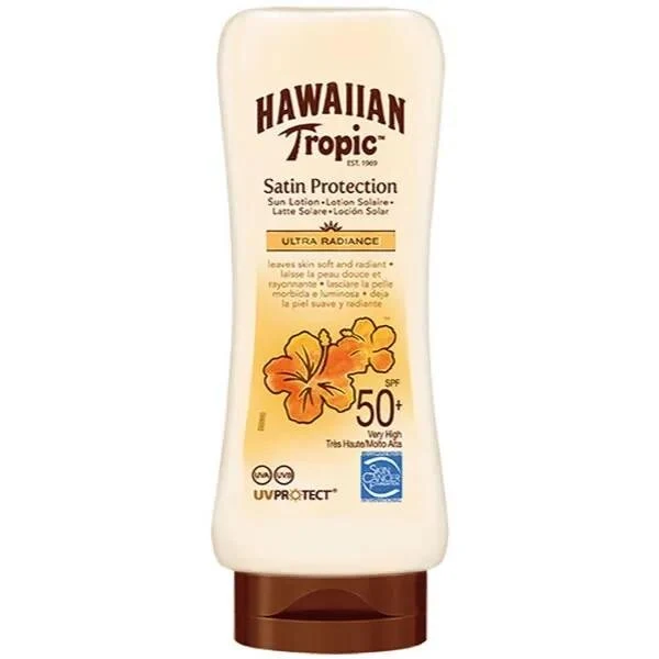 Hawaiian Tropic Satin Protection Ultra Radiance Loción Solar Spf50 180ml