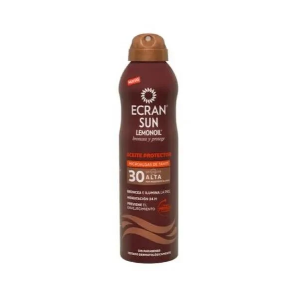 Ecran Sun Lemonoil Aceite En Spray Spf30 250ml