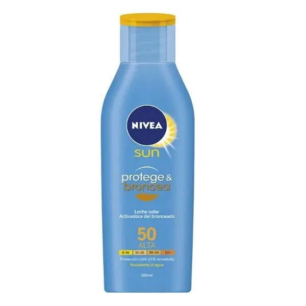 Nivea Sun Leche Solar Protege Y Broncea Spf50 200ml
