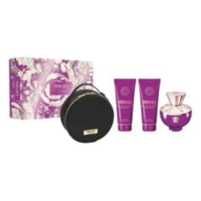 Versace Dylan Purple Eau de Perfume Spray 100ml Set 4 Piezas