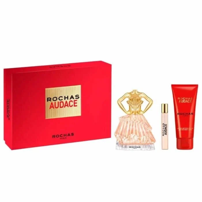 Rochas Audace Eau De Perfume Spray 90ml Set 3 Piezas