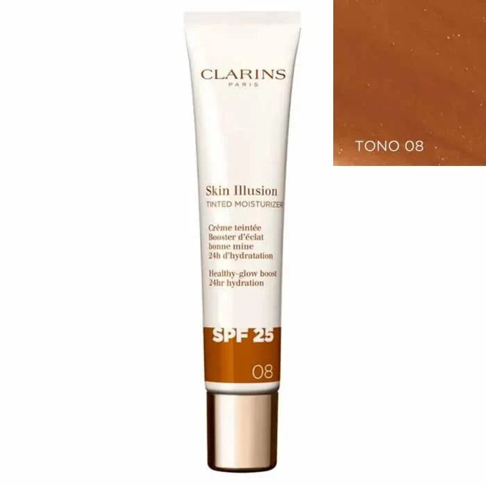 Clarins Skin Illusion Tinted Moisturizer Spf25 08 40ml