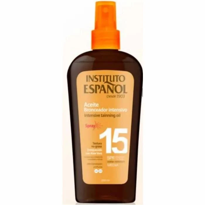 Instituto Español Aceite Protecion Solar Bronceadora Spf15 Spray 250ml
