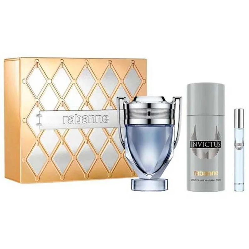 Paco Rabanne Estuche Invictus Eau De Toilette 100ml Desodorante 150ml Eau De Toilette 10ml