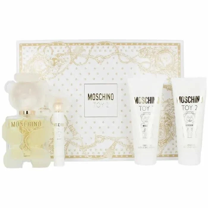 Moschino Toy 2 Eau De Parfum Spray 100ml Set 4 Piezas