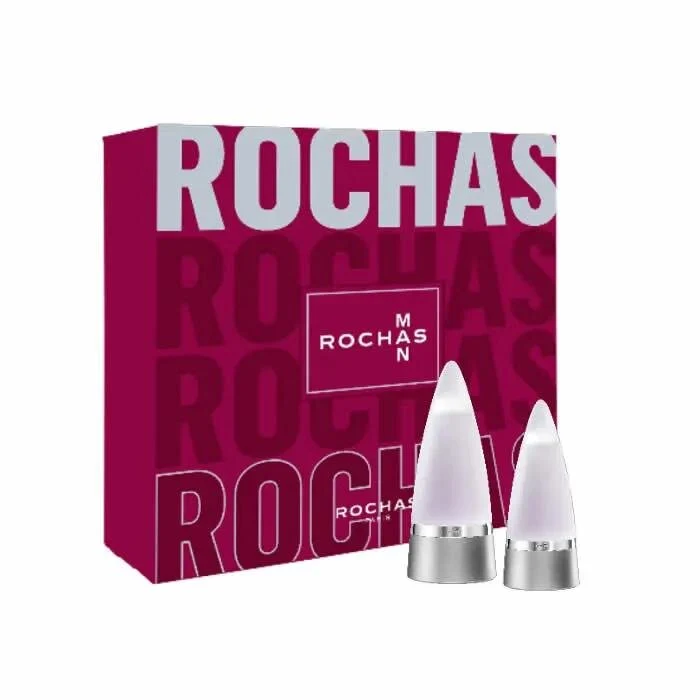 Rochas Man Eau De Toilette Spray 100ml Set 2 Piezas