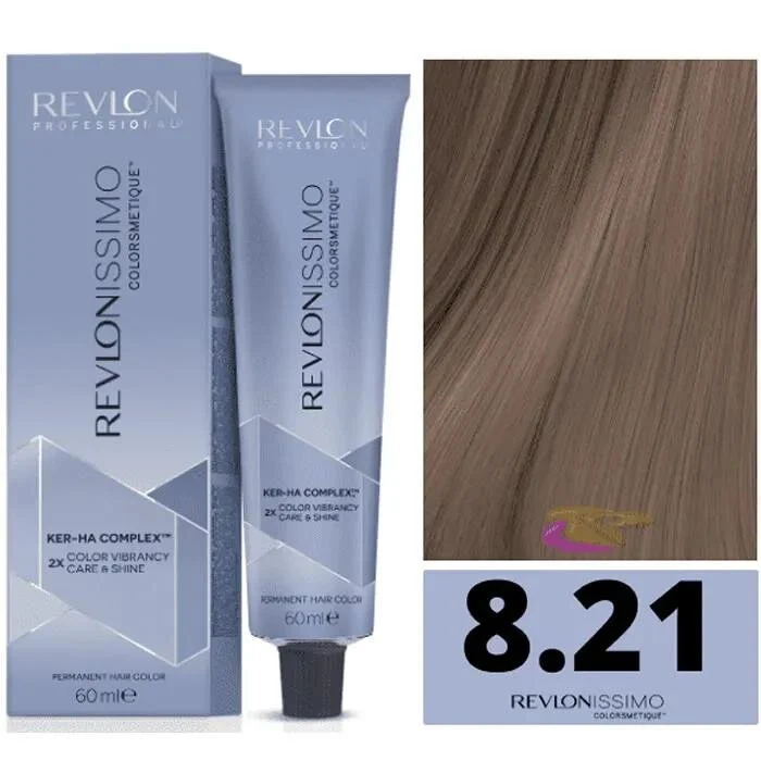 Revlon Revlonissimo Colorsmetique 8,21 Rubio Claro Irisado Ceniza 60ml