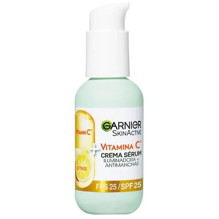 Garnier SkinActive Crema Serum Iluminadora Antimanchas Vitamina C Spf25 50ml