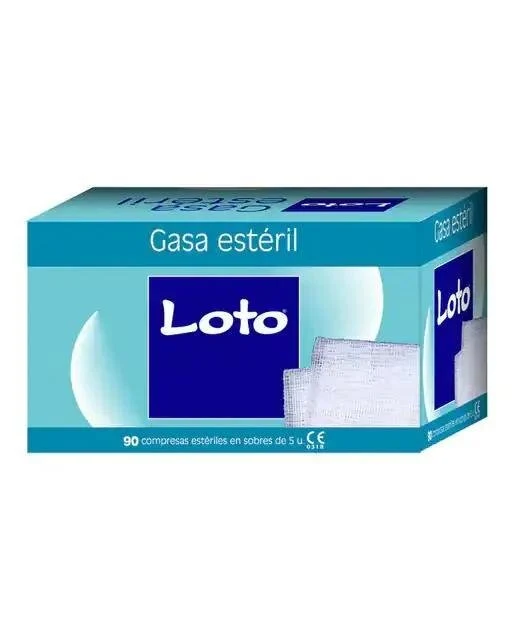 Indasec Loto Gasa Suave Hidrófila 100 Algodón 90 Uds