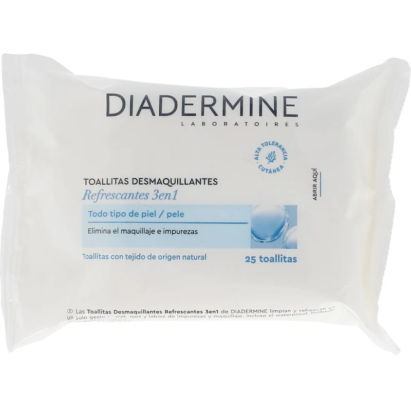 DIADERMINE - Cosmética Facial - TOALLITAS DESMQUILLANTES DIADERMINE