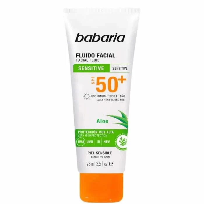 Babaria Fluido Facial Piel Sensible Spf50 75ml