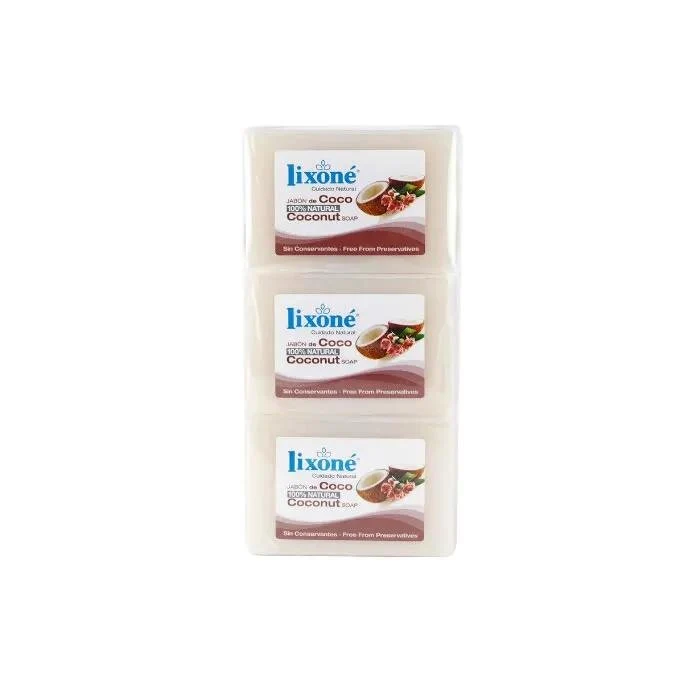 Lixoné Jabón De Coco Piel Seca 3x125g