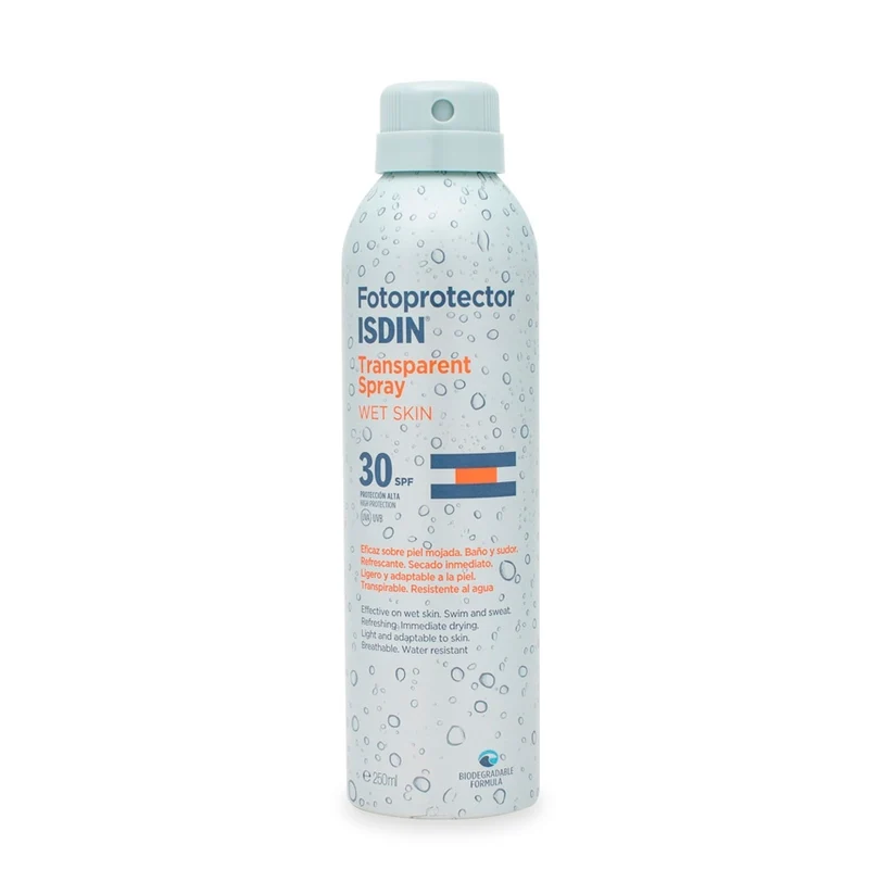 Fotoprotector Isdin Wet Transparent Spray 30 200 Ml