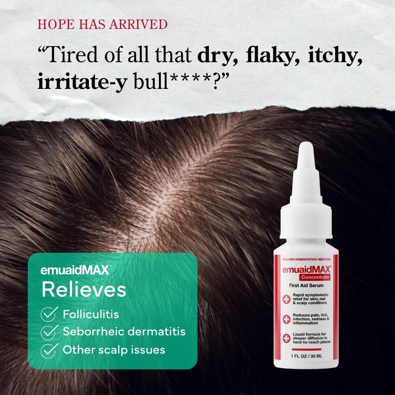 EMUAIDMAX Sérum EMUAIDMAX de primeros auxilios para la psoriasis del cuero cabelludo