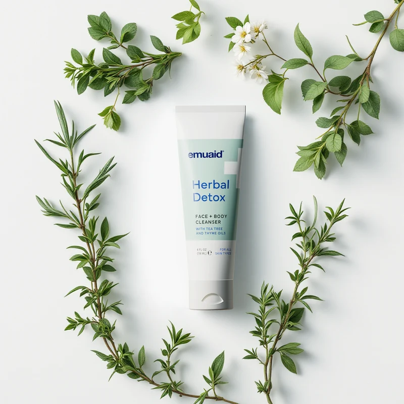 EMUAID Herbal Detox Limpiador Facial + Corporal 4oz