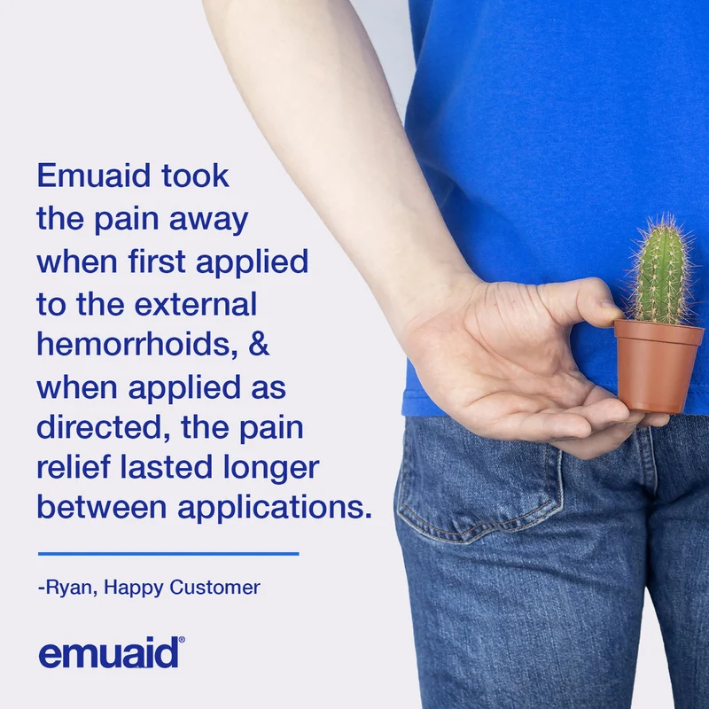 EMUAID hemorroides: alivio rápido
