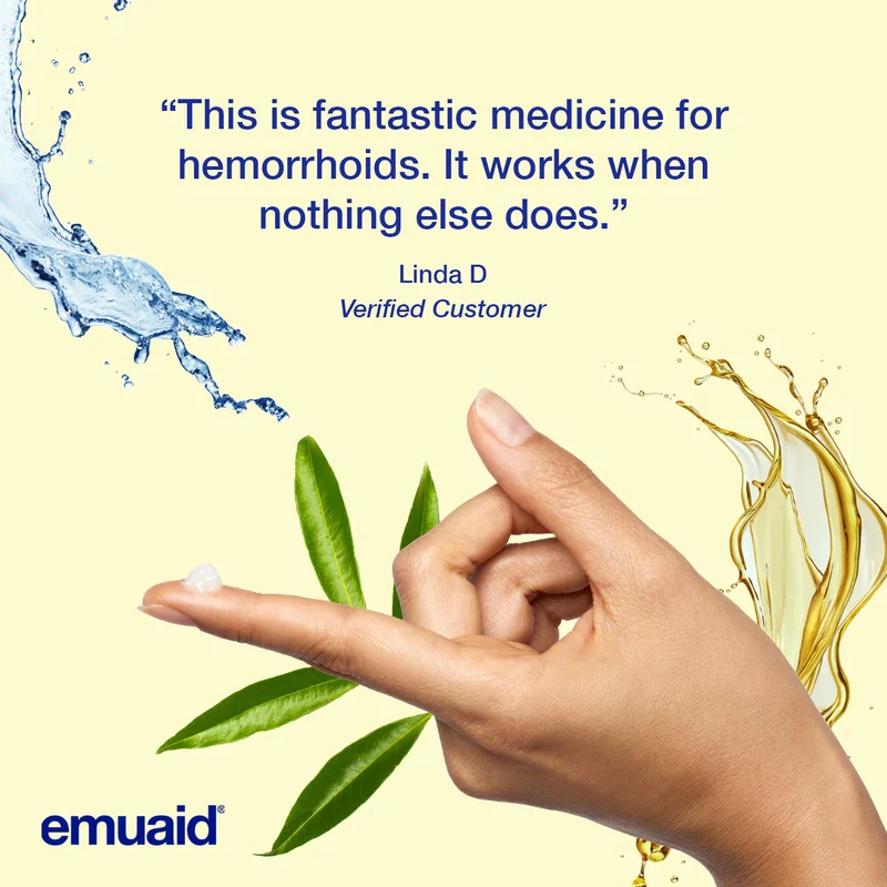 EMUAID hemorroides: alivio rápido