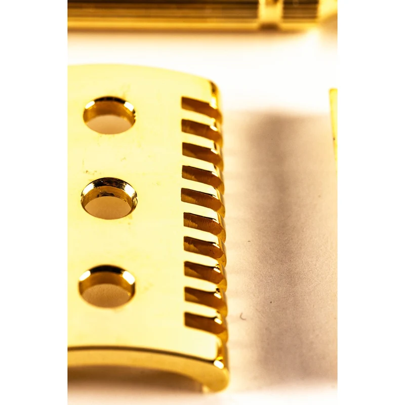 Golden Shave Handmade Safety Razor - Double Head HYBRIDA -