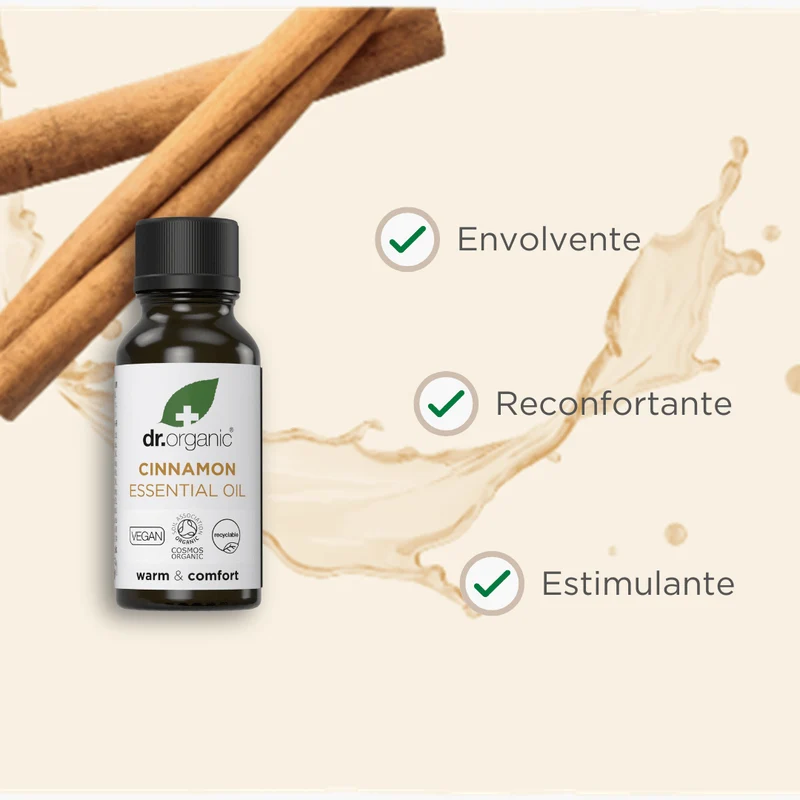 Aceite esencial de canela ceylan Bio y 100% puro 10ml