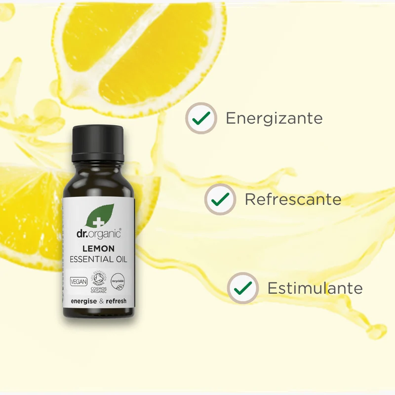 Aceite esencial de limón Bio y 100% puro 10ml